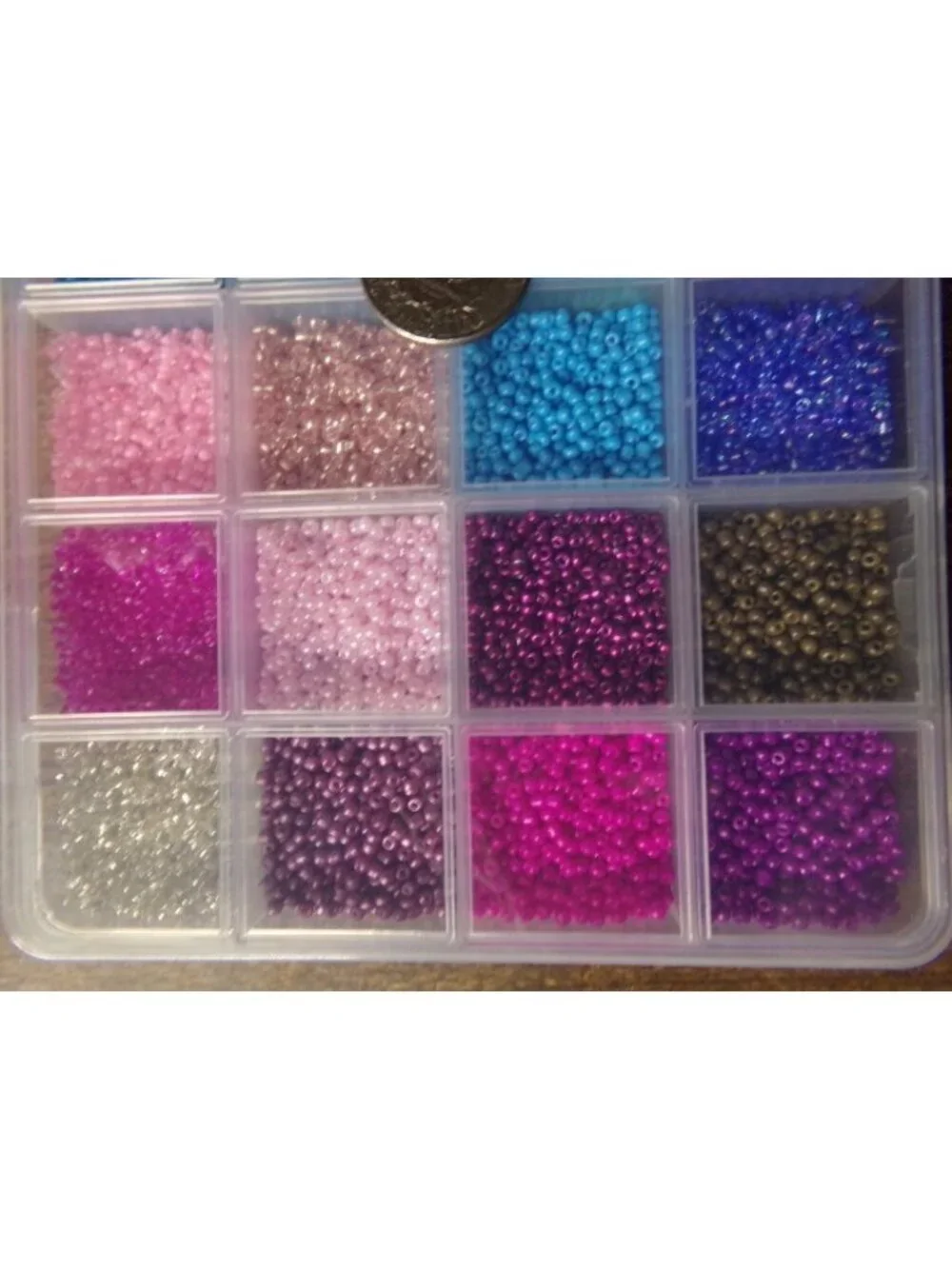 Mixed Color Seed Beads Set in Container Set #5